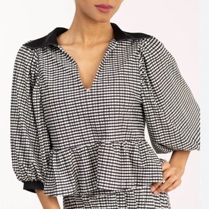 NWT Smith & Quinn, Wren Top, French Gingham, L